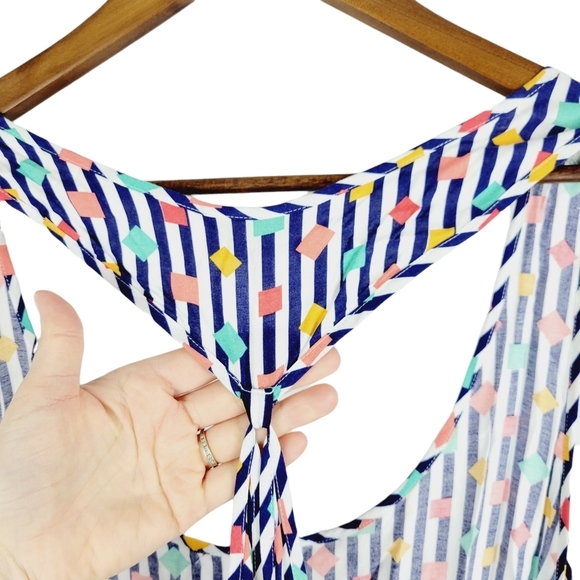 ModCloth striped razorback tank size 4X - Picture 7 of 11